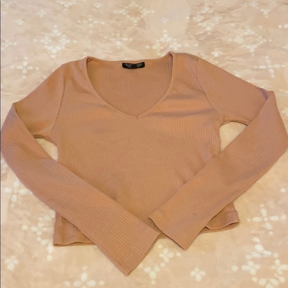 💛TOPSHOP NUDE TOP💛